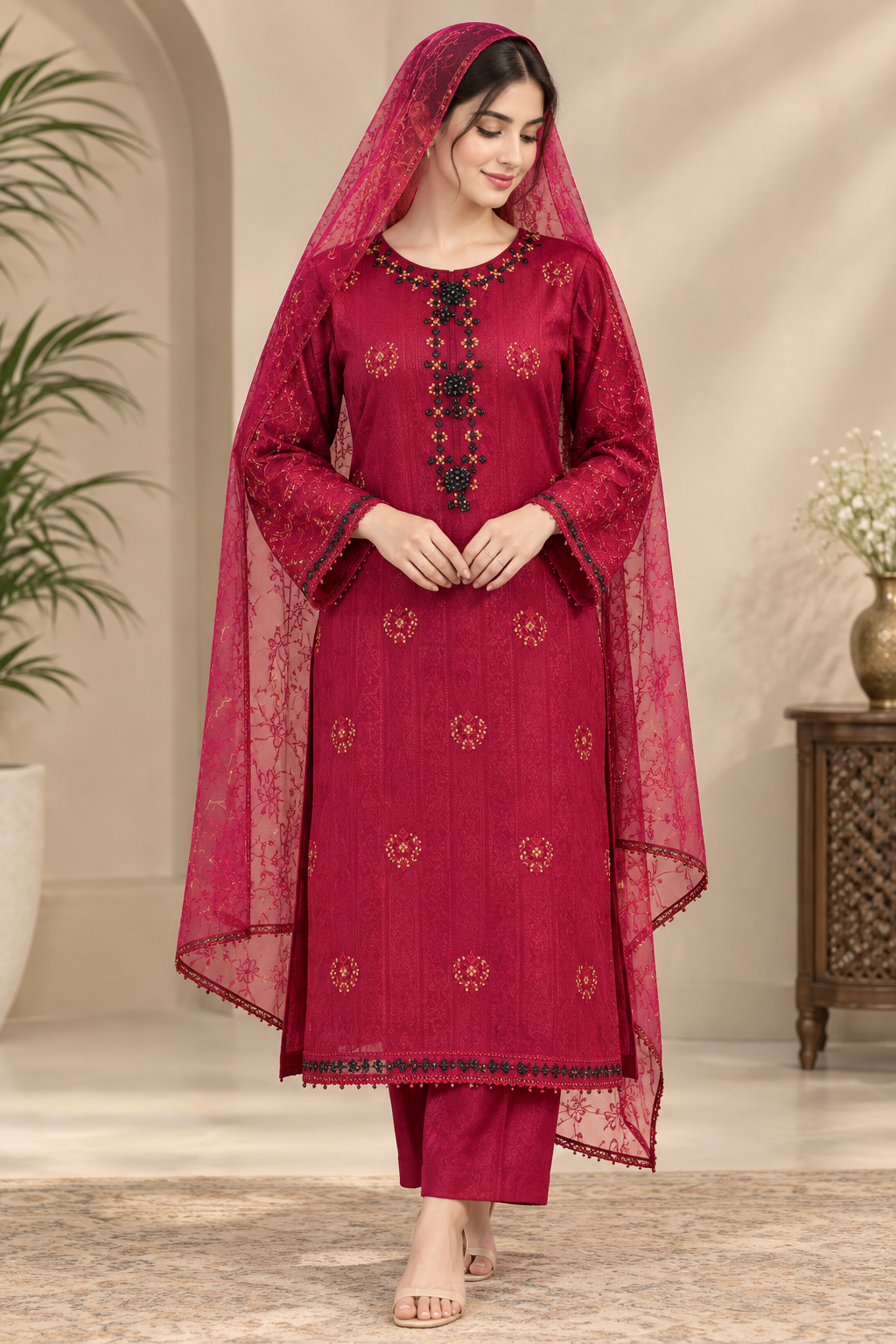 Women → Clothing → Traditional Wear → 3-Piece Suits