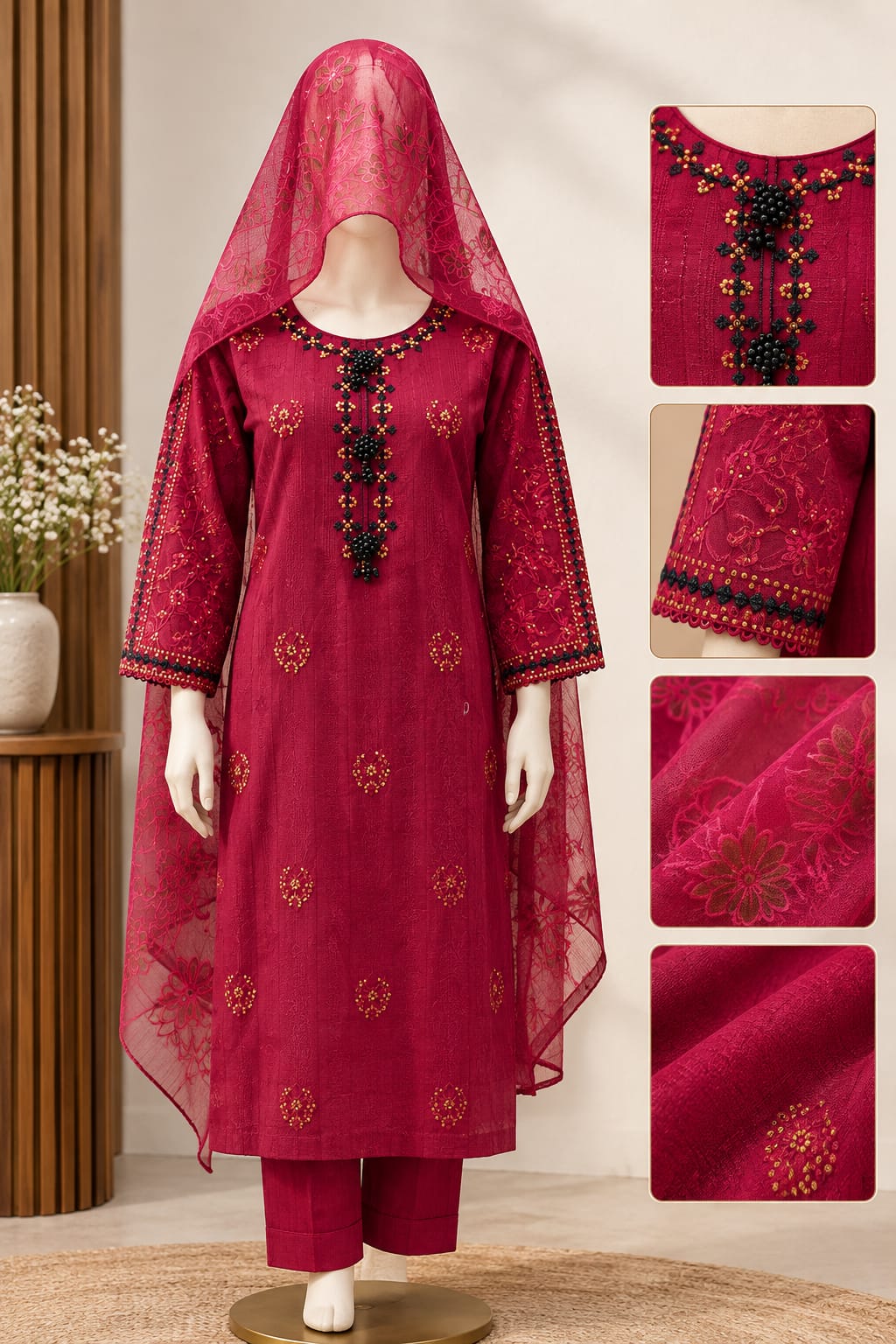 Women → Clothing → Traditional Wear → 3-Piece Suits